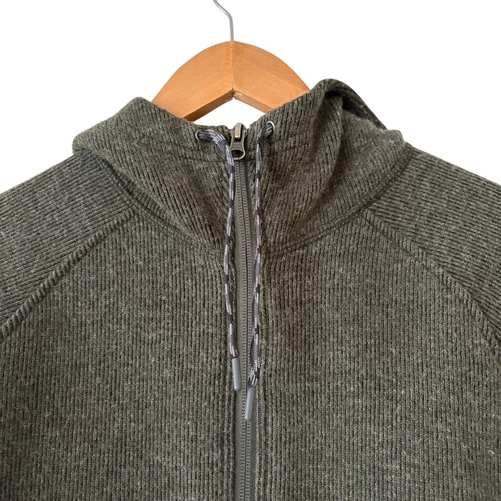Outdoor Research Womens Flurry Jacket Small Forest Green Black Fleece Wool Warm - Picture 3 of 9